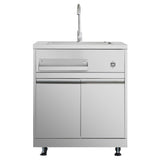 MK01SS304 - Outdoor Kitchen Sink Cabinet in Stainless Steel