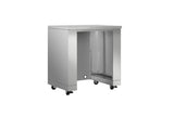 MK02SS304 - Outdoor Kitchen Refrigerator Cabinet in Stainless Steel